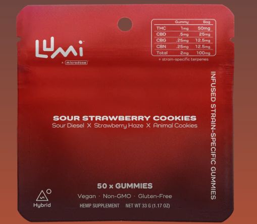 Sour Strawberry Cookies | Hybrid