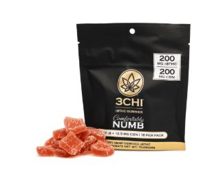 3Chi Comfortably Numb Gummies (200 mg Total Each Delta 8 THC &amp; CBN)