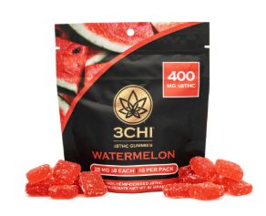 3Chi Watermelon Delta 8 Gummies – (400 mg Total Delta 8 THC)