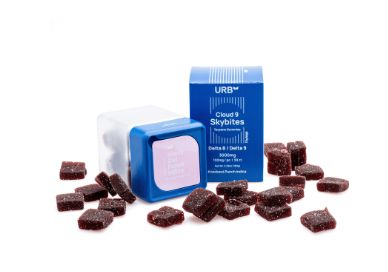 Urb Delta 8 THC and Delta 9 THC Cloud 9 Skybites – Knockout Punch (90 mg Delta 8 THC + 10 mg Delta 9 THC Total)