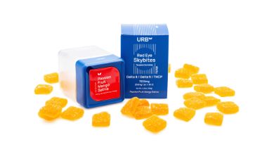 Urb Red Eye Skybites – Passion Fruit Mango (7500 mg Total Cannabinoids)