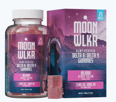 MOONWLKR-D8 : D9 Gummies — Berry Cream 25ct