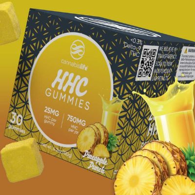 Pineapple Punch HHC Gummies - (30ct) 750mg