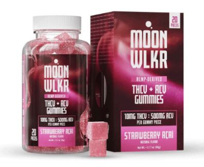 MoonWlkr - Strawberry Acai-THC-V Gummies