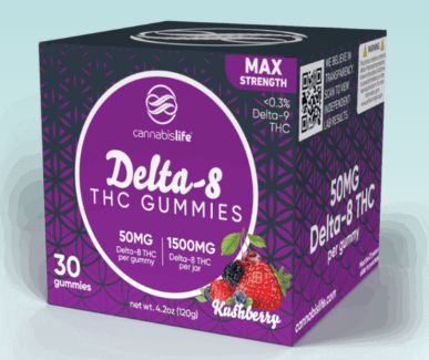 Kushberry Delta-8 Gummies – (30ct) 1500mg
