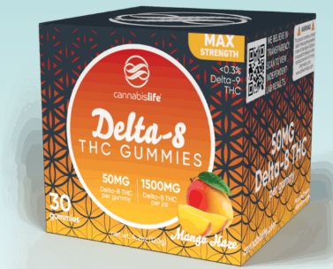 Mango Haze Delta-8 Gummies – (30ct) 1500mg