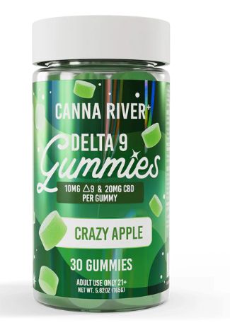 Canna River -D9 Gummies-Crazy Apple