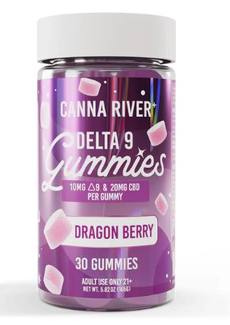 Canna River D9 Gummies-Dragon Berry