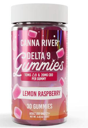 Canna River D9 Gummies-Lemon Raspberry