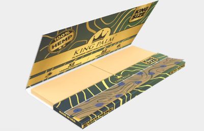 King Palm-Hemp Rolling Papers-Blueberry - King Size