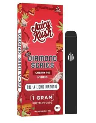 Juicy Kush THCa Diamond Series-Cherry PIe-Hybrid Disposable 1g