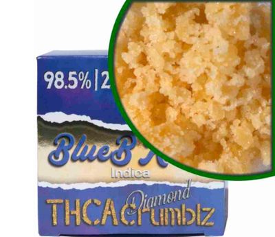 Dazed-BlueB Kush THCa Diamond Crumblz Dabs 2g