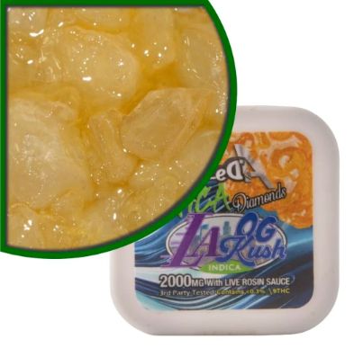Dazed-LA OG KUSH-Indica THCa Diamond Dabs 2g