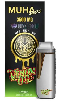 Muha Meds-Venom OG THCP Live Resin Disposable 3.5g