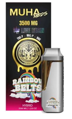 Muha Meds-Rainbow Belts THCP Live Resin Disposable 3.5g