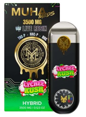 Muha Meds-Lychee Kush Gen 3 THCP Live Resin Disposable 3.5g