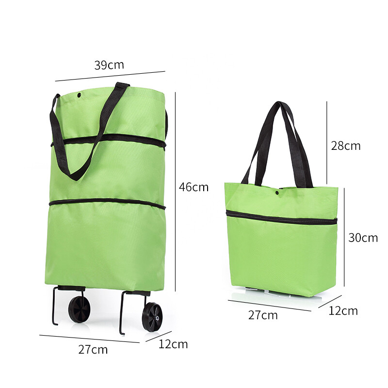 Folding Shopping Pull Cart Trolley Bag