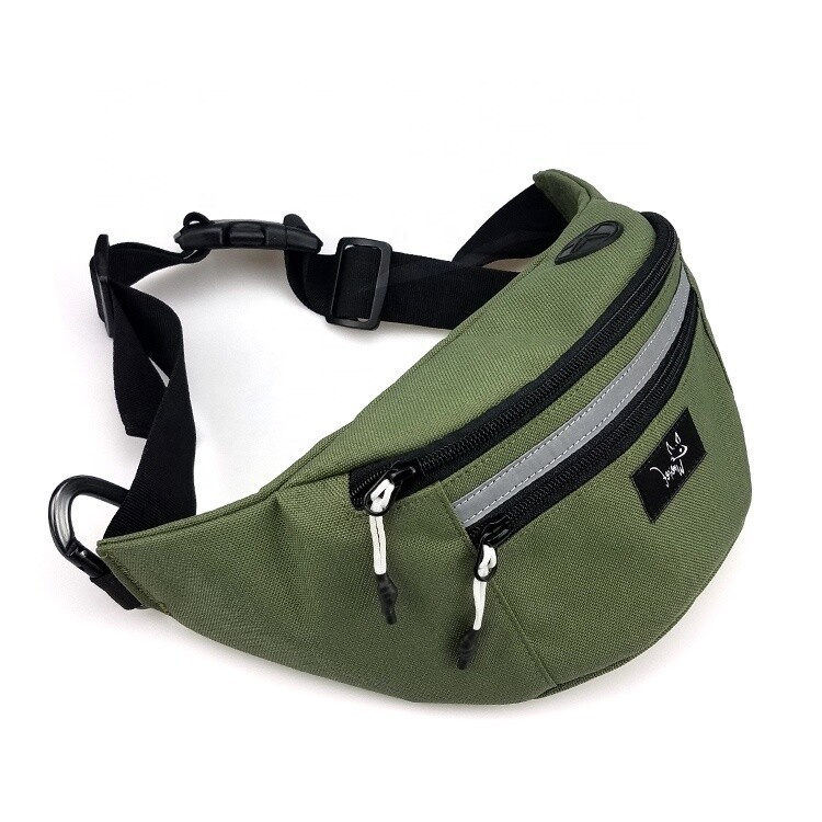 New fashion factory supplier multi color dog poop bag dispenser multi functional waist bag