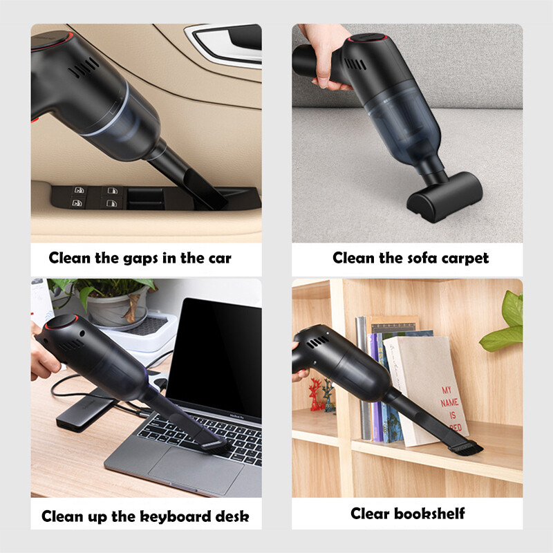 Wireless  Vacuum Cleaner Cordless Handheld Auto Vacuum Home