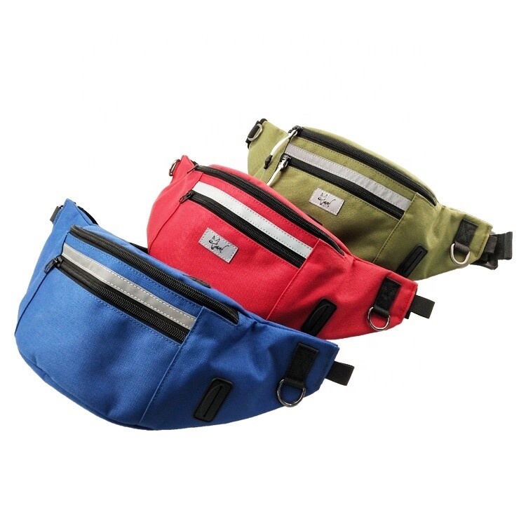New fashion factory supplier multi color dog poop bag dispenser multi functional waist bag