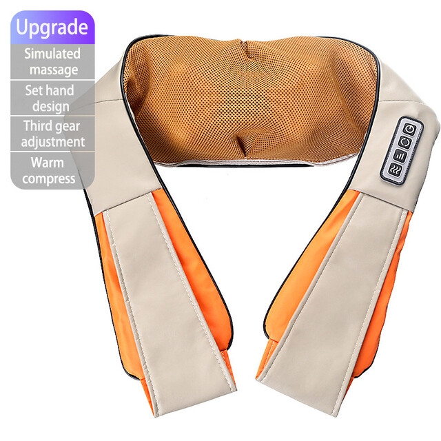 U Shaped Electric Shoulder Neck Waist Shawl Kneading Massage Shawl