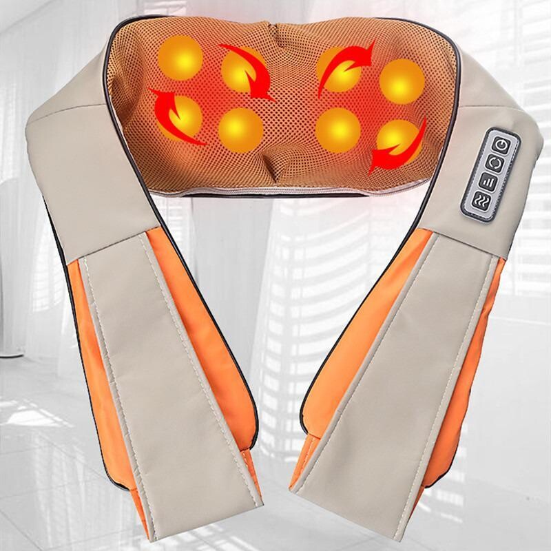 U Shaped Electric Shoulder Neck Waist Shawl Kneading Massage Shawl
