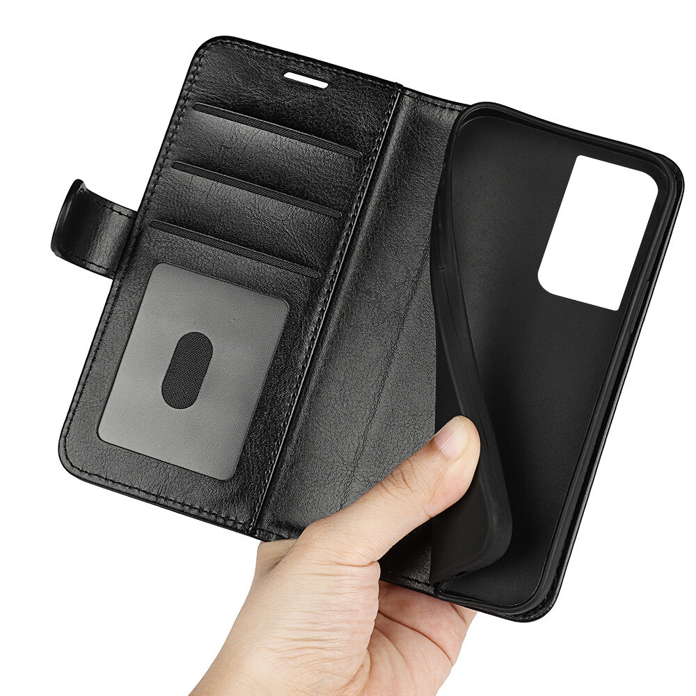 Solid PU Leather Flip Phone Case Cover For Samsung S20 S21 S22 Plus Ultra