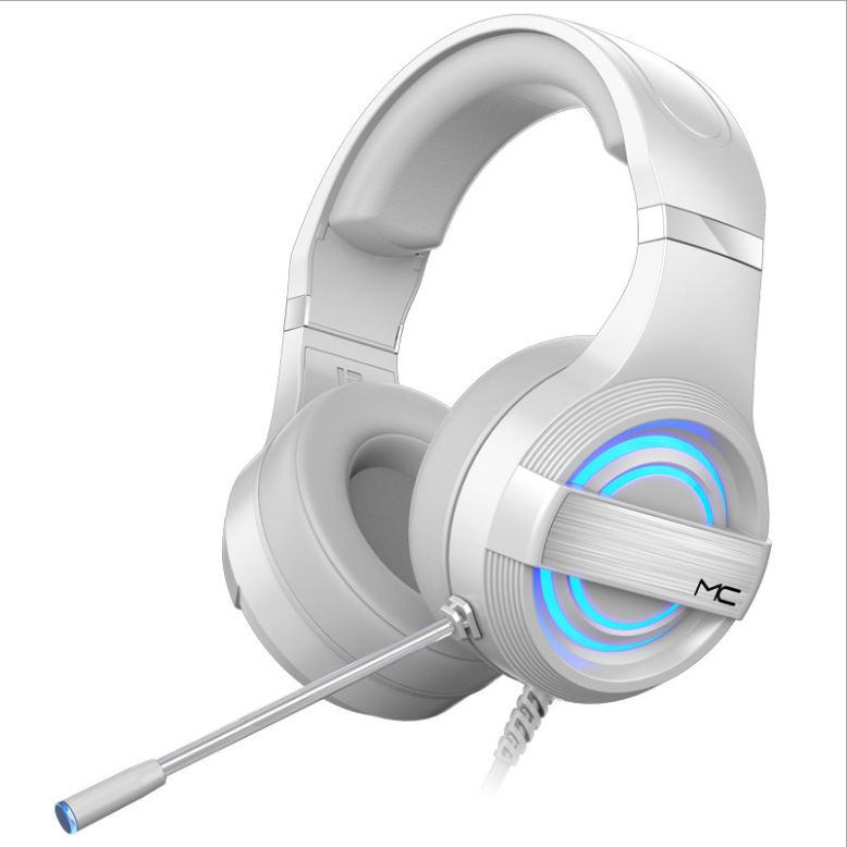 Head-mounted Computer Headset Gaming With Microphone USB Wired Headset