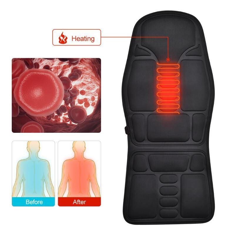 Massage Pillow With Car Home Easy Carry Neck Back Shoulder