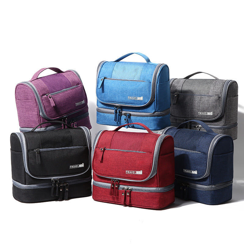 Waterproof Men Hanging Makeup Bag Oxford Travel Organizer Cosmetic Bag