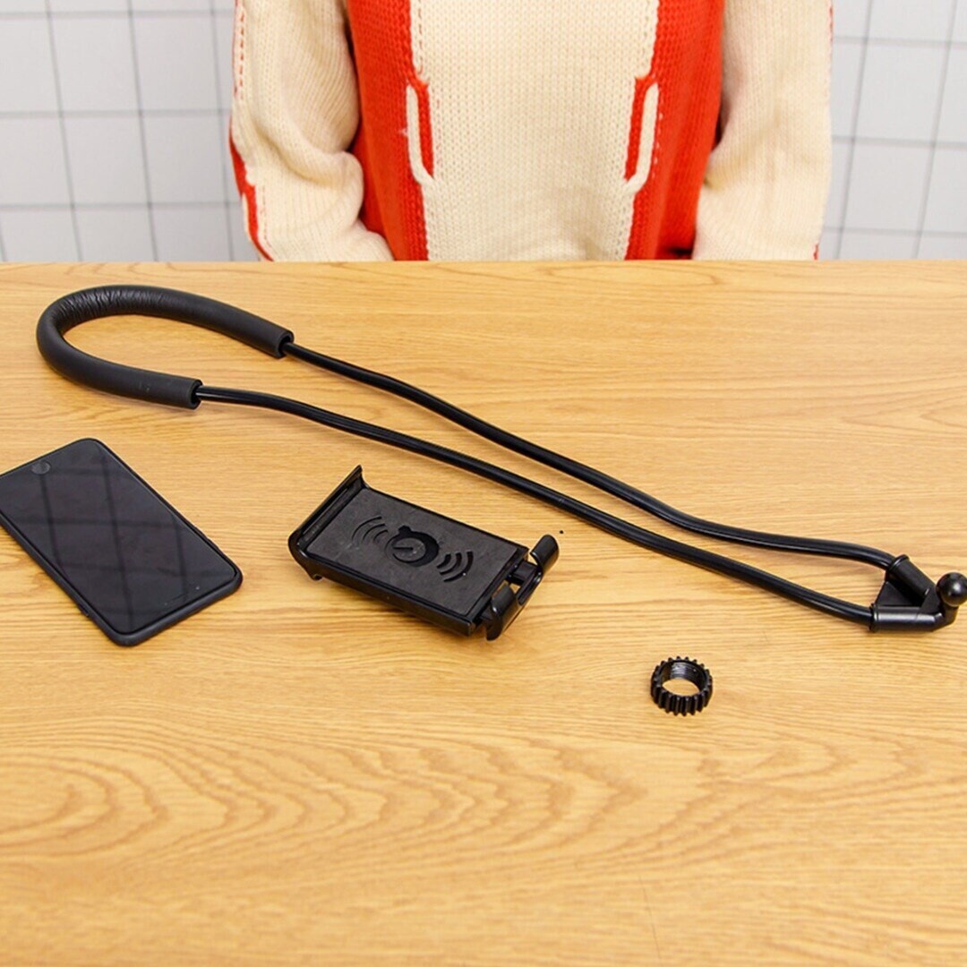 Flexible Long Arm Lazy Hanging Neck Phone Holder