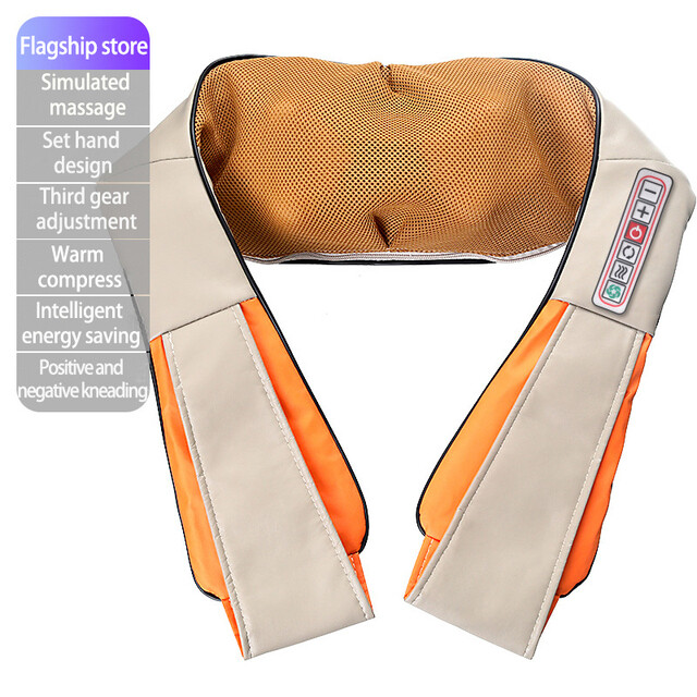 U Shaped Electric Shoulder Neck Waist Shawl Kneading Massage Shawl