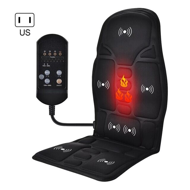 Massage Pillow With Car Home Easy Carry Neck Back Shoulder