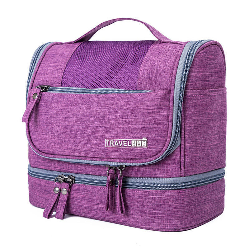Waterproof Men Hanging Makeup Bag Oxford Travel Organizer Cosmetic Bag