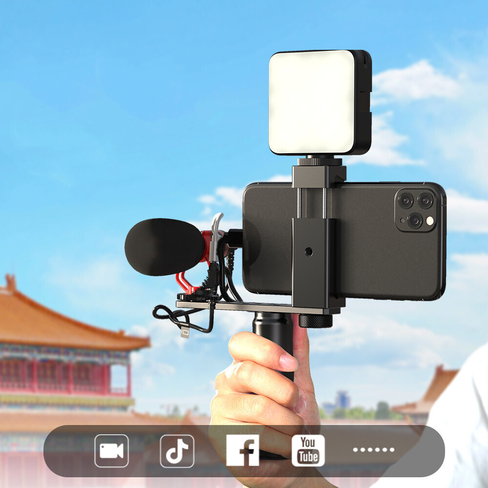 Live Action Camera External Microphone Handheld Bracket