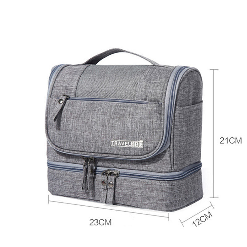 Waterproof Men Hanging Makeup Bag Oxford Travel Organizer Cosmetic Bag