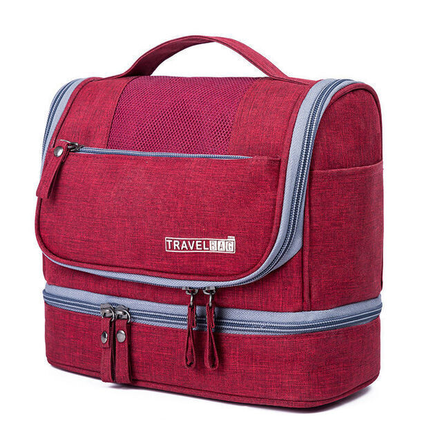 Waterproof Men Hanging Makeup Bag Oxford Travel Organizer Cosmetic Bag