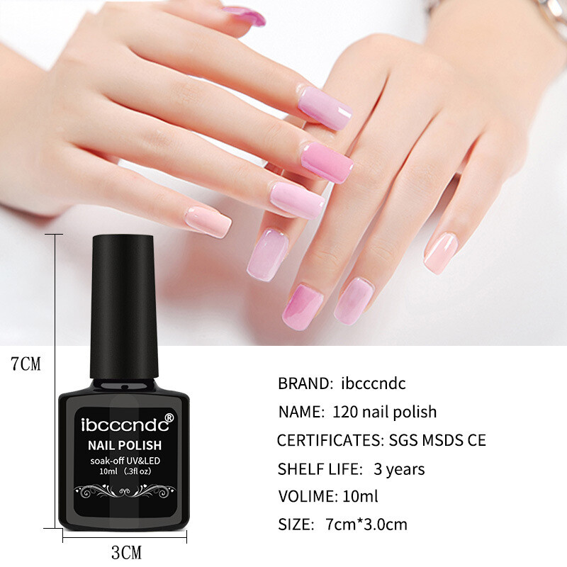 Shiny Nail Polish UV LED Soak Off Nail Gel 10ml