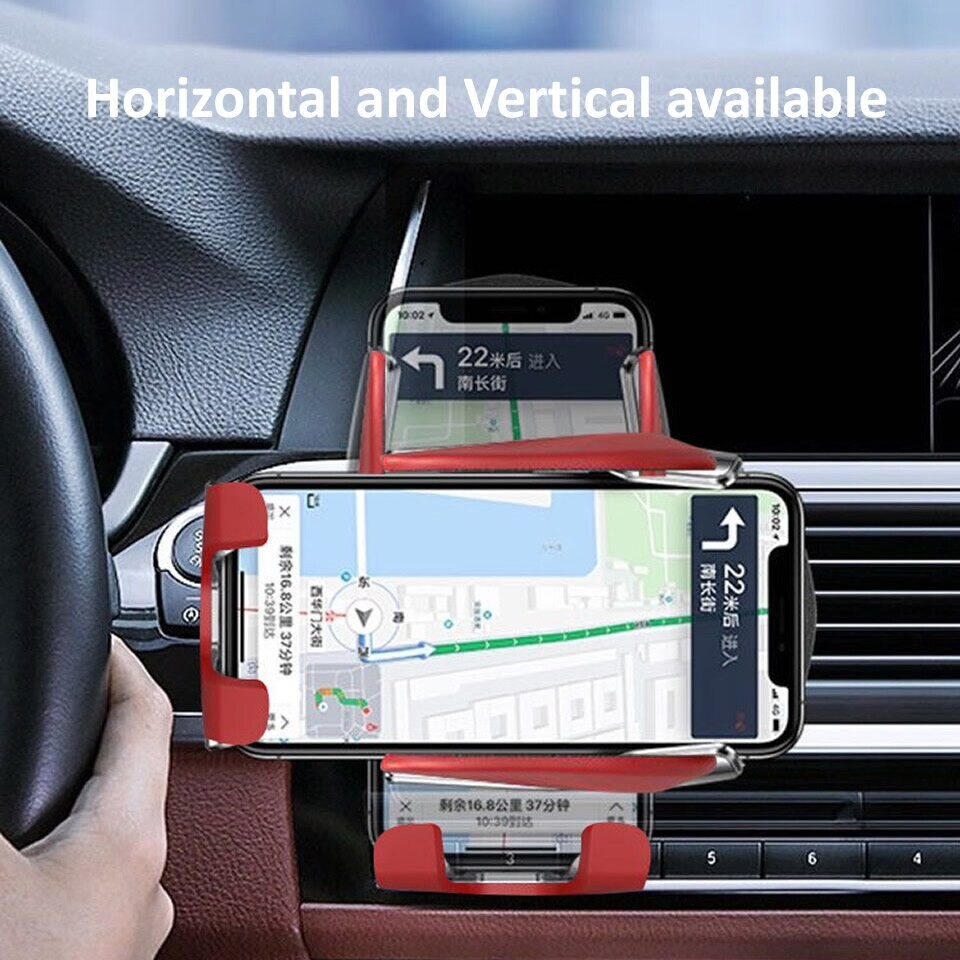 Wireless Charger Car Phone Holder Qi Induction Smart Sensor