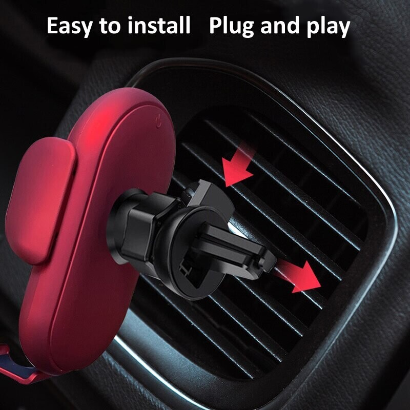 Wireless Charger Car Phone Holder Qi Induction Smart Sensor