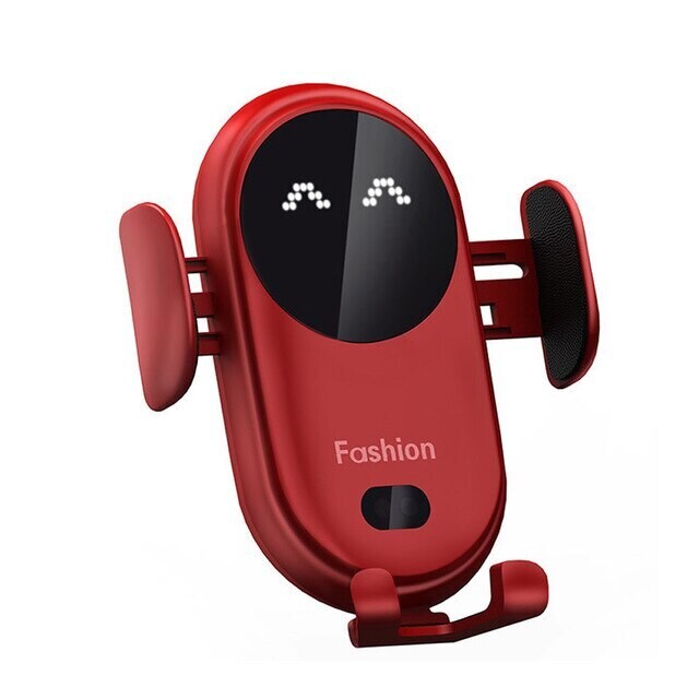 Wireless Charger Car Phone Holder Qi Induction Smart Sensor
