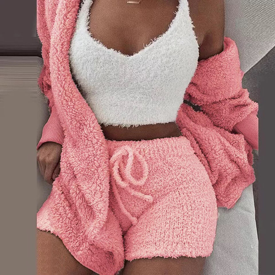 Women Diamond Slippers Ladies Warm Slide House Faux Fur Slippers ,Women&#39;S Winter Slippers and Bedroom Pajama Sets