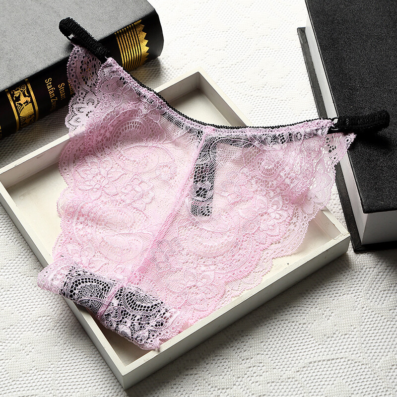 Panties Cotton Seamless Lingerie Transparent Lace Bikini Briefs Lady Girl Underwear Intimates Top