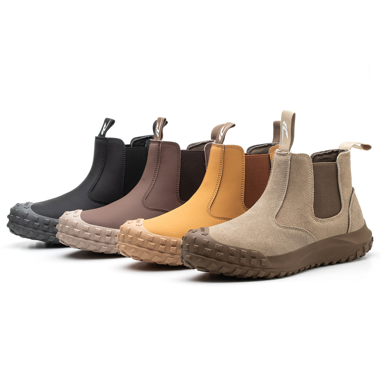 Winter Thick Cotton Linner Warm Leather steel toe cap best brand executive upper Plush Boots Safety Shoes
