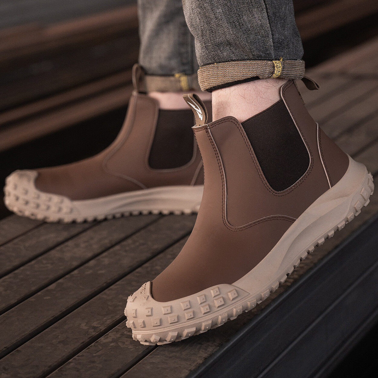 Winter Thick Cotton Linner Warm Leather steel toe cap best brand executive upper Plush Boots Safety Shoes