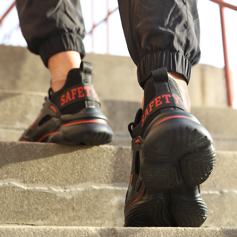 SAFETYLEADERS Men shoes sport safety lightweight safety shoes work lightweight indestructible safety shoe