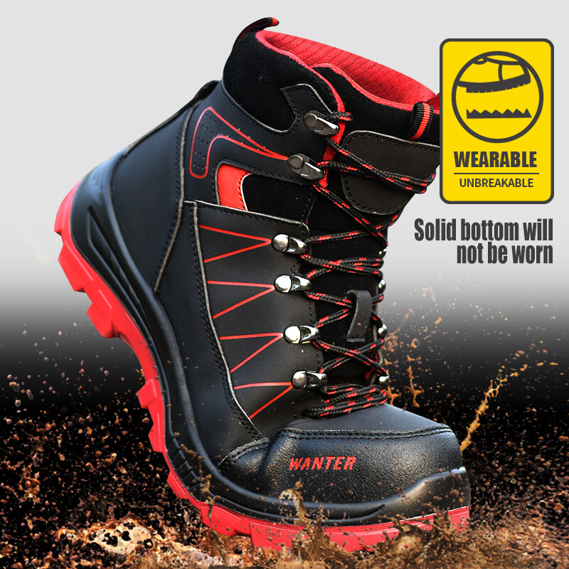 Hot sale Non-slip Smash-resistant puncture-resistant indestructible Mens breathable work safety shoes