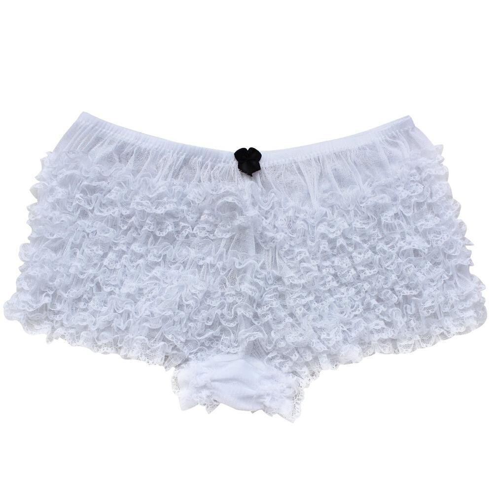 Women Lace Thong Hot Thongs Lacy Sexy  Ruffled Lace Bloomers Knickers Panties Ladies Underwear