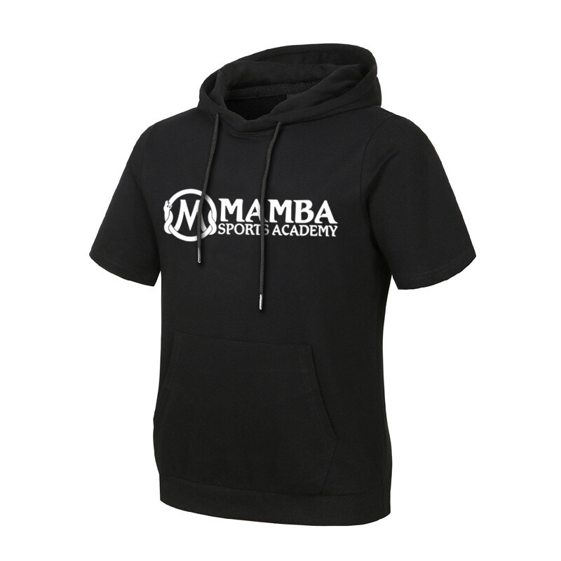 Wholesale Customized Basketball Cotton Short Sleeve Pullover Sweater Men&#39;S Black Mamba Snake Star Training Clothes Hoodie Top