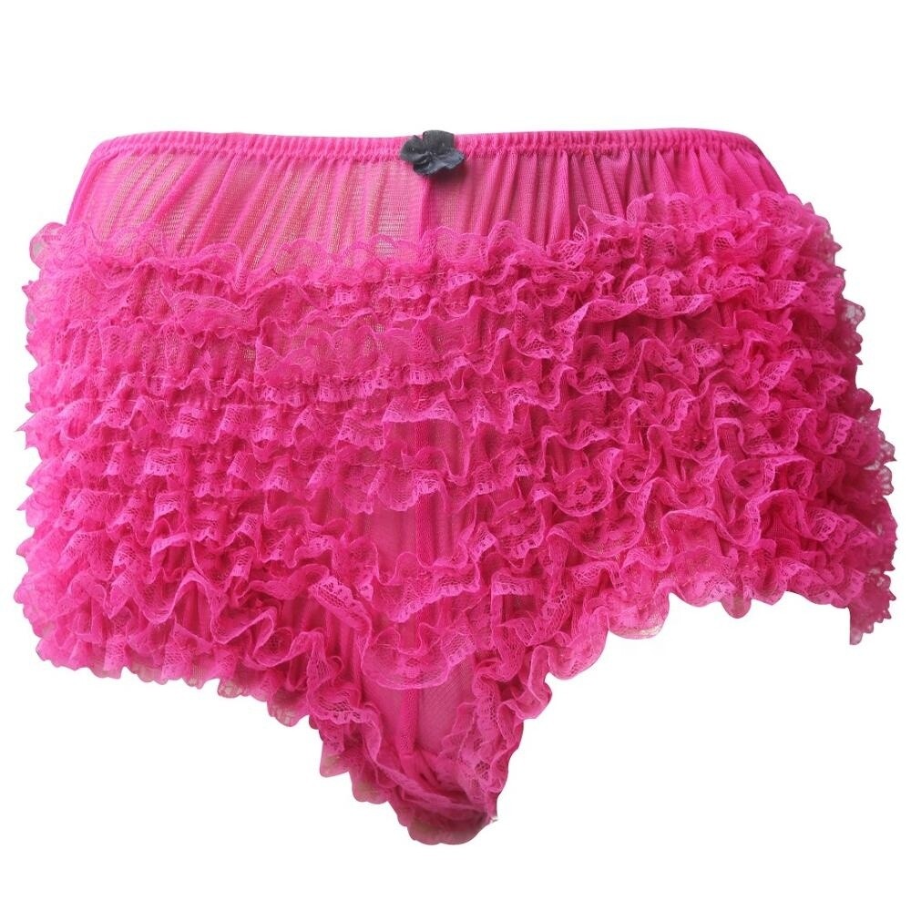 Women Lace Thong Hot Thongs Lacy Sexy  Ruffled Lace Bloomers Knickers Panties Ladies Underwear